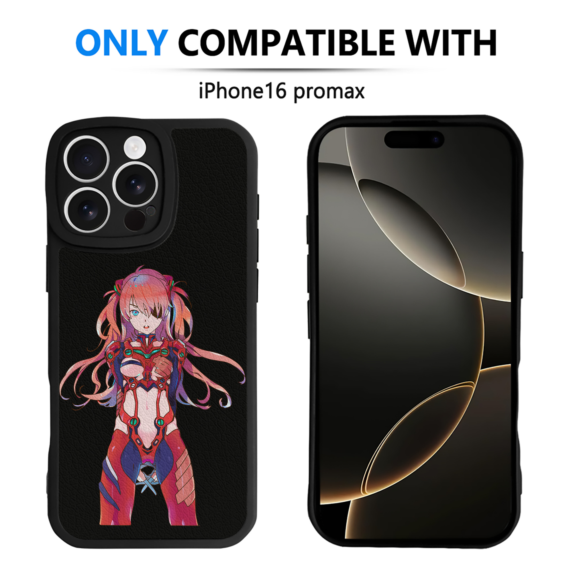 （画像用） EVA 新世紀エヴァンゲリオン 【iPhone 16シリーズ対応】シリコンスマホケース（レザー調） 材質：シリコン